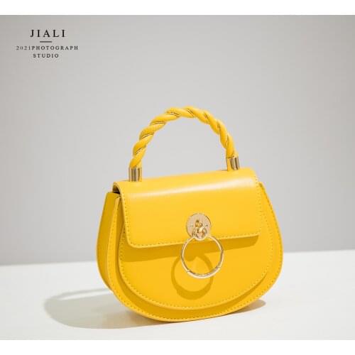 2021 luxury fashion brands handbags Small round pu leather bag cross shoulder bag for women