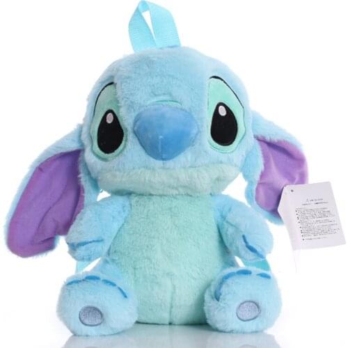Disney Lilo & Stitch Cute Cartoon Stitch Plush Bag Toy Soft Stuffed Packback Travel Bag Girls Kids Holiday XMax Gift