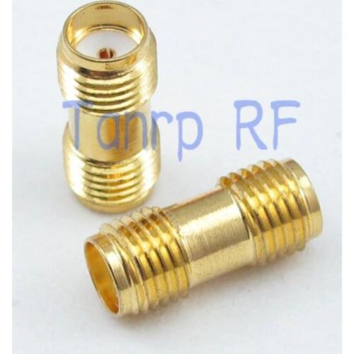 SMA female jack to SMA female jack straight RF coaxial connector adapter cable