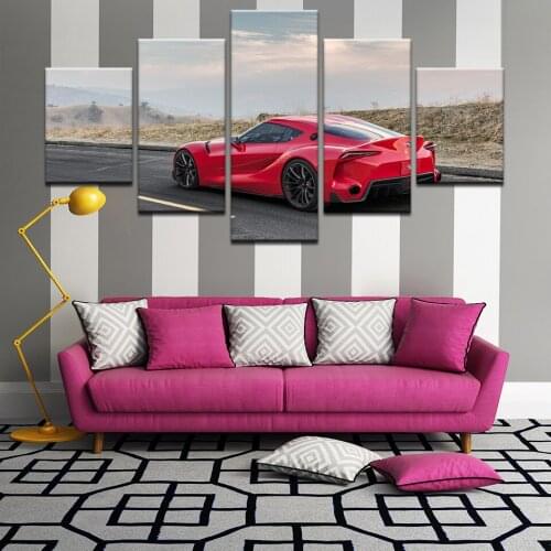 Cross Stitch DIY Painting TOYOTA FT1 5D Diamond Home Decor 5 Pcs Pictures Racing Car Embroidery Pattern Full Round Drill Wall