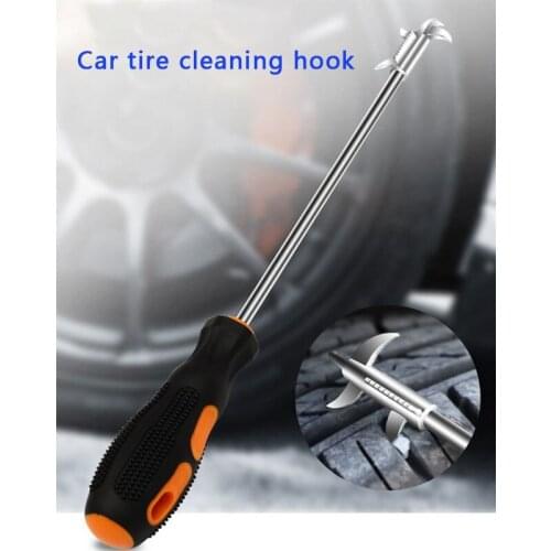 Hoge Kwaliteit Autoband Steen Cleaner Groef Gebroken Steen Remover Tire Cleaning Haak Tire Cleaning Tool Auto-Styling