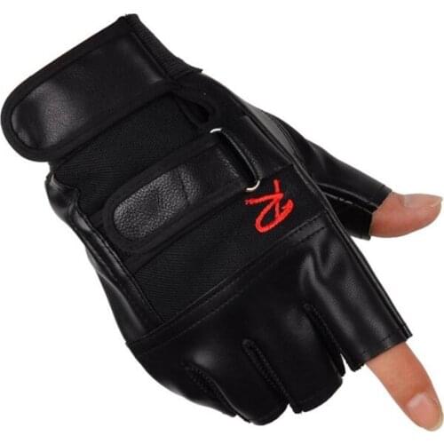 High Strength Weight Lifting Gym Exercise Sport Fitness Sports Leather Solid Gloves Outdoor Sports Riding Bike Gloves New