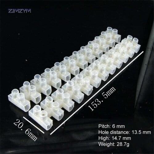 1pc shthde Nylon terminal X3-3012 12bits 30A nylon terminal block Flame retardant plastic Lamps and lanterns ,Can be cut to use