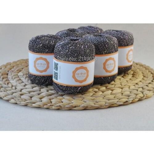 150(25g*6Pcs) 100% Knot Yarn Thin Thread For Hand Knitting Single Yarn Can Be Conbined With Other Yarn Beautiful Color