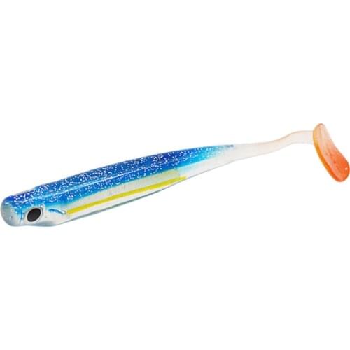 5pcs/Bag NOEBY 7.5cm 2.5g Laser Body Soft Fishing Lure Rubber Baits with 3D Simulated Eyes W8024