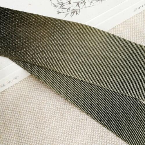 50mm 2" 38mm Wide Heavy Nylon Webbing Army Green 1 Yards Long For Dog Collars Belt Bag