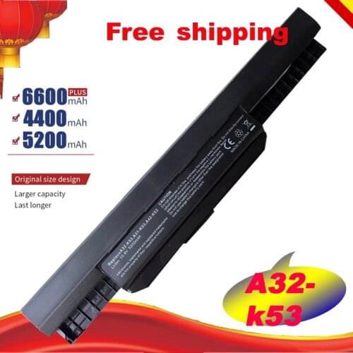HSW 6Cell 11.1V/10.8V Laptop Battery for Asus K53S A32-K53 A41-K53 K53 K53SD Free shipping