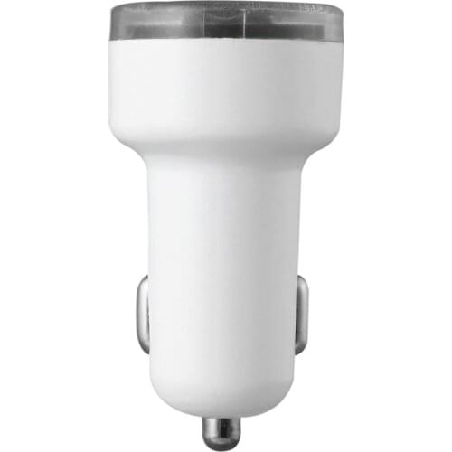 Mini Dual Port USB Car Power Charger Adapter 12V 24V for iPad2 3 For iPhone4 4S For iPod MP3 Tablet for Samsung Drop Shipping