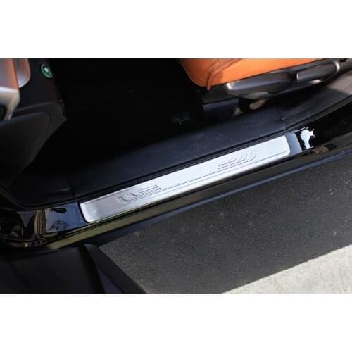 Car Accessories 4PCS Stainless Steel Door Sill Plate Welcome Pedal For Honda CRV 2012 2013 2014 2015 2016 With logo