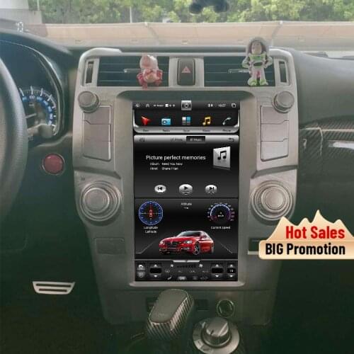 Tesla style Vertical screen Android 10 For Toyota 4Runner Car Multimedia Player GPS Navigation Audio Radio Head Unit Auto Stereo