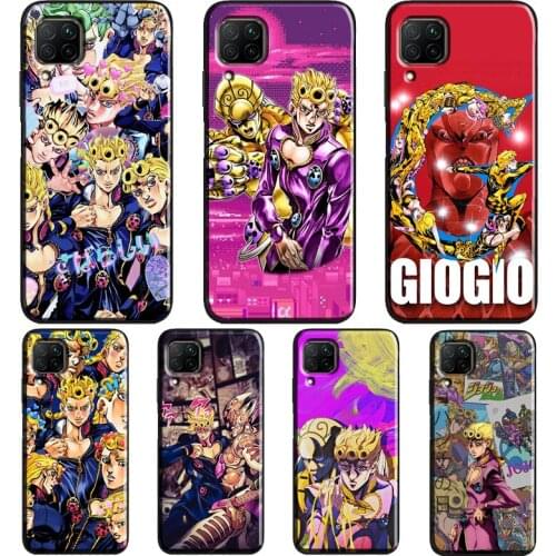 Vento Aureo GIOGIO JoJos Anime Case For Huawei P40 P30 P20 Mate 20 Lite P Smart Z 2019 2021 Nova 5T Honor 20 Pro 9X 8X