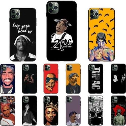 2pac Tupac Phone Case for iPhone 11 12 mini pro XS MAX 8 7 Plus X XS XR