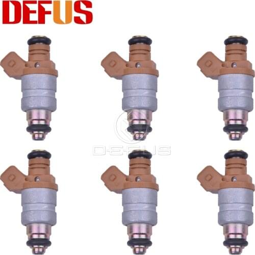 DEFUS 6pcs 7572995 Bico Fuel Injector NozzleFor BMW MINI COOPER S 1.6 SUPERCHARGED R50 R52 R53 01-08 JCW 1521390 High Impedance