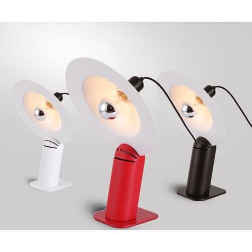 Designer Post-modern Adjustable Table Lamp Red/black/White Lampshade Home Decor Study Childrens Room Bedroom Bedside Model Room