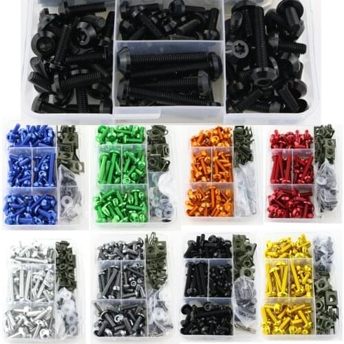 Fit For Suzuki GSXR600 GSXR750 GSXR1000 SV650 SV1000 Motorcycle Accessories CNC Complete Full Fairing Bolts Kit Screws Nuts Clip