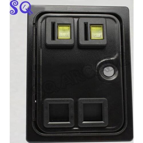 Dual american style coin door for arcade cabinet/casino machine/slot game cabinetCoin operator machine