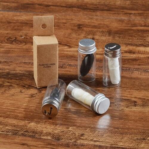 Eco Friendly 30M Dental Floss Oral Hygiene Teeth Cleaning Hilo Dental Wax Mint Flavored Bamboo Dental Floss Spool Teeth Flosser