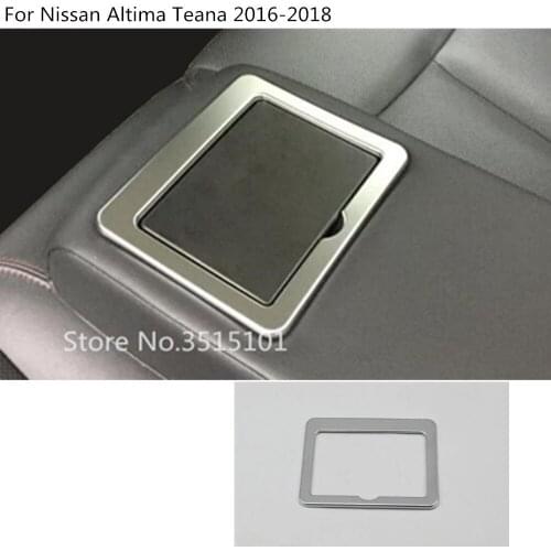 Car inner trim Center Console middle rear back tail Cup gear armrest box frame 1pcs For Nissan Altima Teana 2016 2017 2018