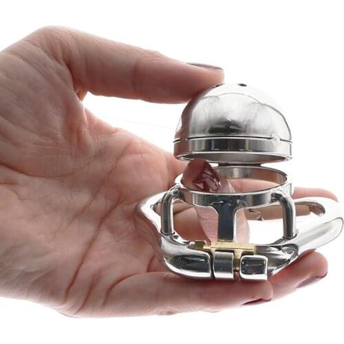 Small Cock Cage Fetish Chastity Belt Device Locker Stop Masturbation Lockable With Penis Ring Lock Cockring BDSM Toys For Men