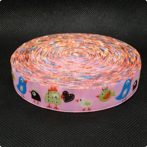 Cartoon ribbon 16 mm (5/8 ') High quality bird Jacquard lace 10yard/set 2014 NEW 100% Polyester