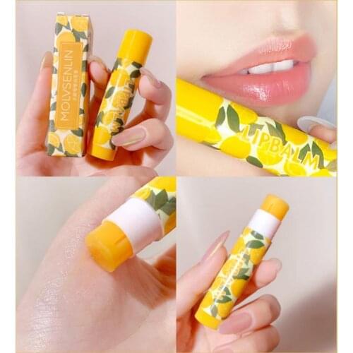 New Moisture Lip Balm Fruits Flavor Honey Moisturizing Hyaluronic Lips Long-lasting Fruits Lipstick Nourish Lip Care MakeupTSLM2