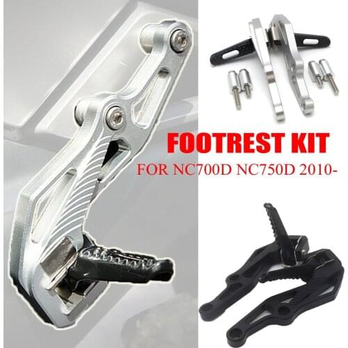 NEW Motorcycle Accessories Foot Pegs CNC Footrest Kit For HONDA NC700D NC 700D NC700 D NC750D NC750 D NC 750D 2012