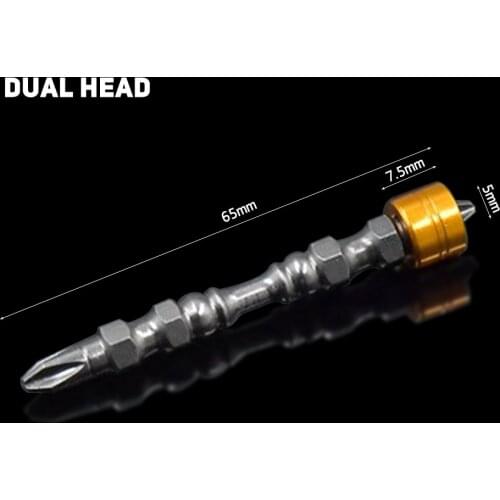 Strong Magnetic 65MM Cross Single Head Magnetic Screwdriver Bit Anti-Slip precision cutting Electric Screw Driver For Power Tool