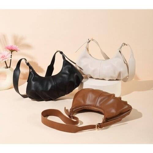 Clouds dumplings package Yunduo bag female bag new 2021 summer trend Korean fashion wrinkled dumpling bag underarm bag