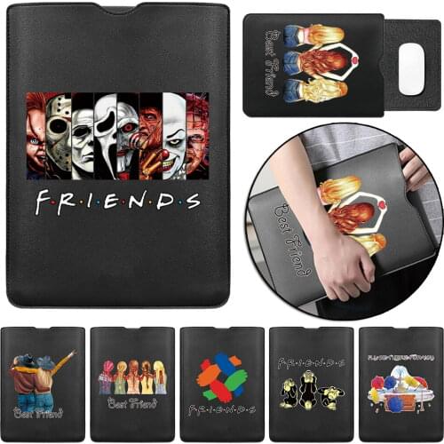 Universal Laptop Bag 11 12 13 14 15 Inch PU Leather Black Color Notebook Bag for Hp Lenovo ASUS Acer Samsung