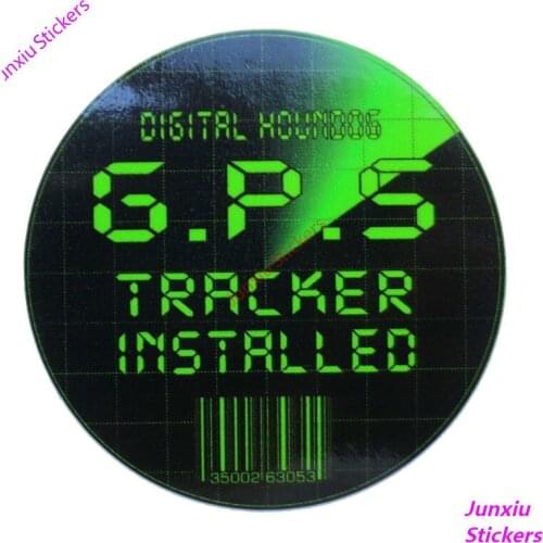 Attention GPS TRACKER SECURITY Car Sticker Car Window Car Styling Accessories Decal PVC 13cm*13cm Cover Scratches Waterproof