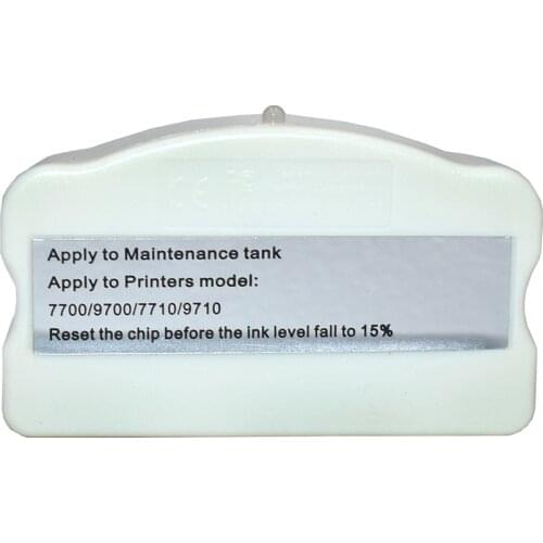 Maintenance Ink Tank Chip Resetter For Epson Stylus Pro 7700 9700 7710 9710 Printer Waste Ink Box
