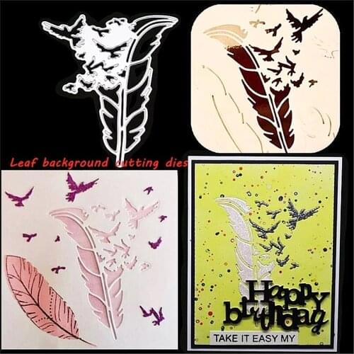 Tree Cutting dies 2020 New leaf background christmas Dies Metal Scrapbooking Card Embossing Crafts stamps and dies Stencil