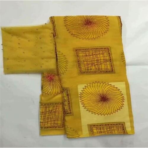 High Quality African Printed Velvet Fabric 5+2 Yards For Ladies To Wear Soft And Comfortable Printed Velvet Silk Fabric!LXFN1231