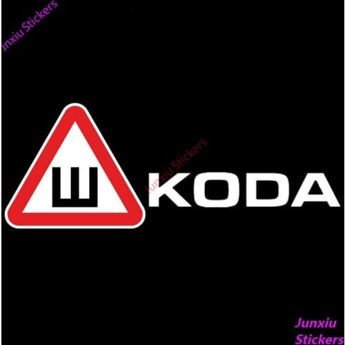 Funny Car-Stickers and Decals Snow-tire Sign Vinyl Cover Scratches Fashion Window Trunk Bumper Decor Car Accessories KK25*10cm