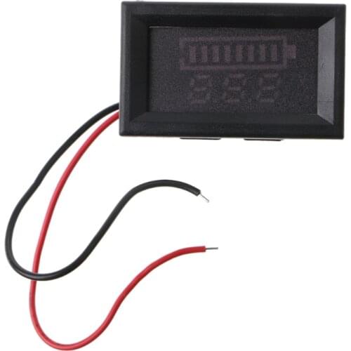 12V Lead-Acid Battery Status Capacity LED Display Indicator Digital Voltmeter Tester