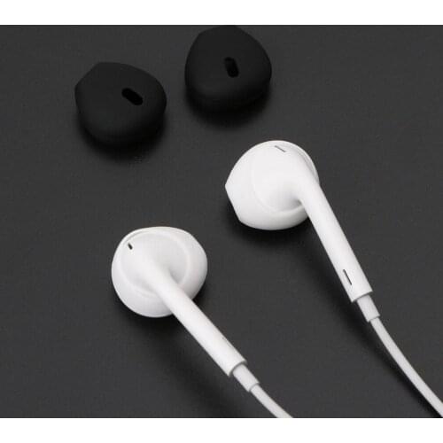 2Pairs Eartip Silicone in-ear Headset Earbuds Cover with Ear Hook for Apple Airpods iPhone 7 6 6S Plus 5 5S SE EarPods