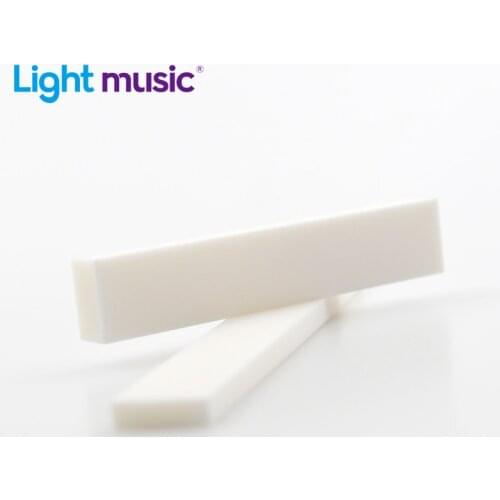 2pcs/Lot Real Bone Guitar Bridge Nut & Saddle Perfect Blank Replacement Parts for Classical Acoustic Guitar Parts & Accessories