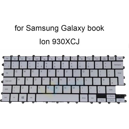 UK IT Backlit keyboard for Samsung Galaxy Book Ion 930XCJ GB British Italiano silver laptops KB NSK 87BBN DSNR297AS Recommend