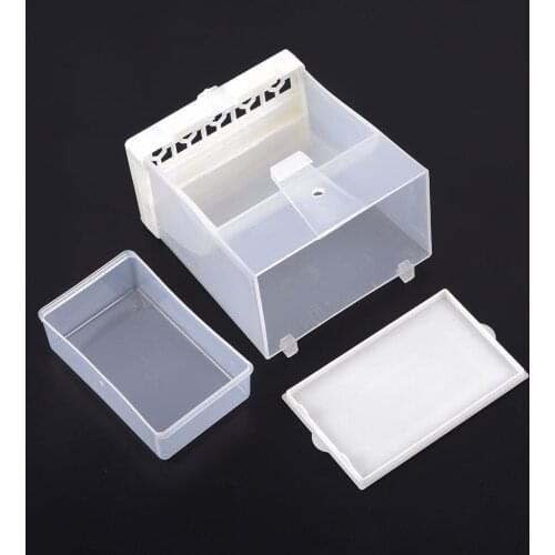 Parrot Automatic Feeder Small Size Bird Poultry Feeder Acrylic Food Container Pet Bird Supplies Drinking Cup Pet Parrot Cage