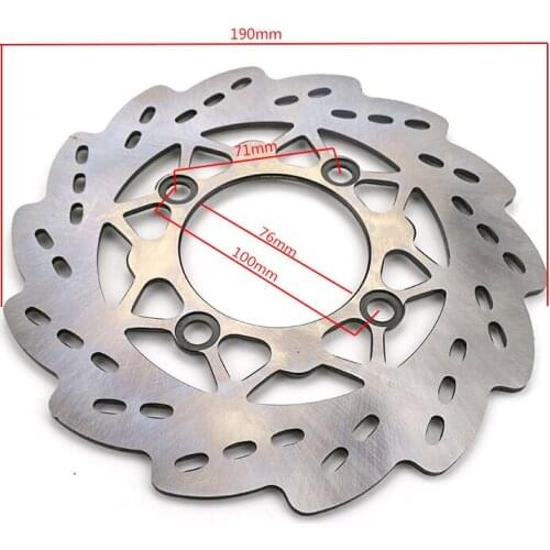 Freeshipping190mm Brake Disc Rotor For Honda AX-1 NX250 1989-1994 Dirt Bike Brake Disk Cycling Bicycle bike disk brake rotor ATV