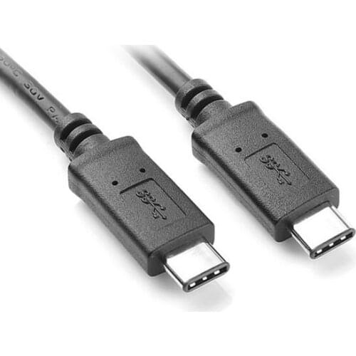 Reversible Straight & Right Angled 90 Degree USB-C USB 3.1 Type C Male Connector to C Male Data Cable 30cm 50cm 1m for Macbook