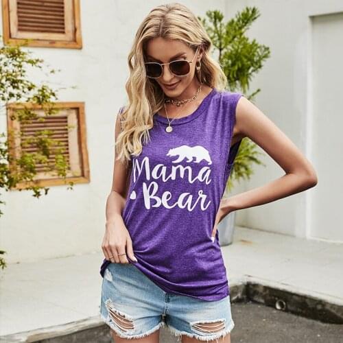 Letter Print Fashion Tank Tops Women Summer Sleeveless Off Shoulder O-neck T Shirt Ladies Streetwear Casual Loose T-shirts XXL