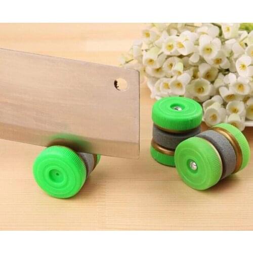 Round Whetstone Color Random Household Kitchen Accessories Knife Sharpener Professional Sharpening Stone Tools