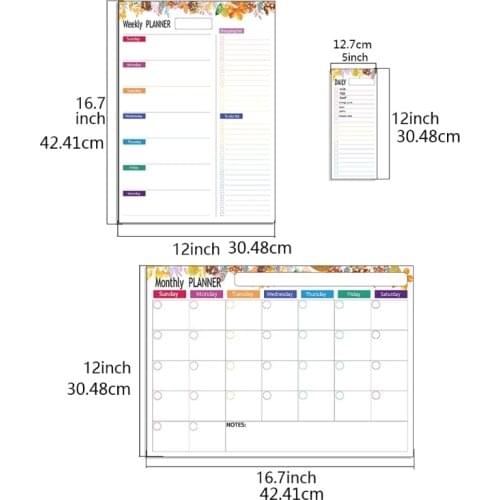 C90C Magnetic Chalkboard Month Week Calendar Schedule Shopping Grocery Listing Meeting Arrangement Refrigerator Whiteboard