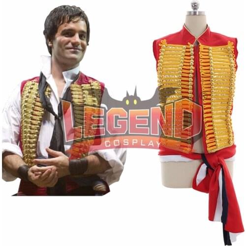 Musical Les Miserables Enjolras Vest Sash Cosplay Costume Men Performance Uniform