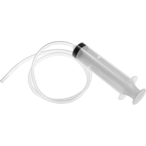 New 50ML Plastic Syringe With 80cm Length Tube for Hydroponics Lab Medical CN