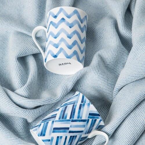 Simple Bone Porcelain Cup Creative Ceramic Mug Milk Coffee Cup Large Capacity Drinking Cups Home Breakfast Cup