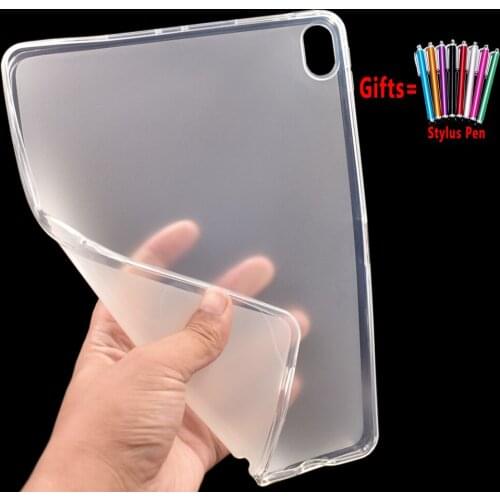 Environmentally Friendly Shockproof Soft Silicone Matte Case for Apple iPad Pro 11 11.0 2018 A1980 A2013 Cover Coque Funda