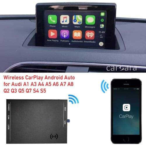 Q3 radio monitor retrofit wireless carplay OS activation box android auto upgrade tool RS Q3 head unit multimedia airplay mirror