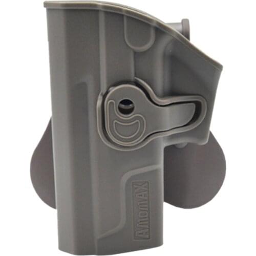 Amomax Adjustable Hunting Tactical Leg Holster for Sig Sauer SP2022 Outdoor Airsoft Shooting Accessories - Left-handed Tan